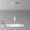 Миниатюра фото потолочный светодиодный светильник maytoni zon c032cl-90w3k-sq-w | 220svet.ru